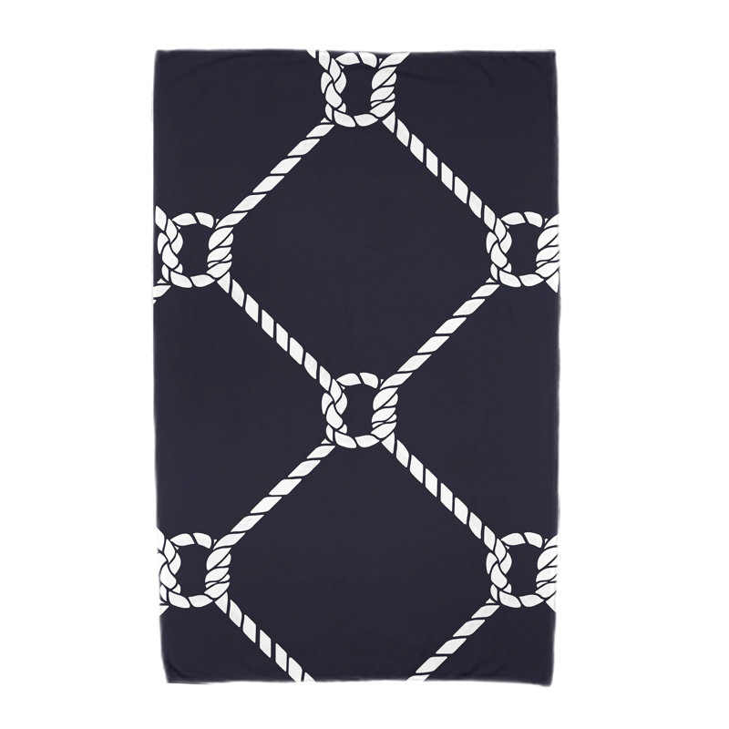 Serviette de plage Ludwig, Bleu marine