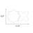 Porto Star+Cross 6.1 In. X 11.9 In. Porcelain Wall And Floor Tile (10.54 Sq. Ft. / Case)-121850488