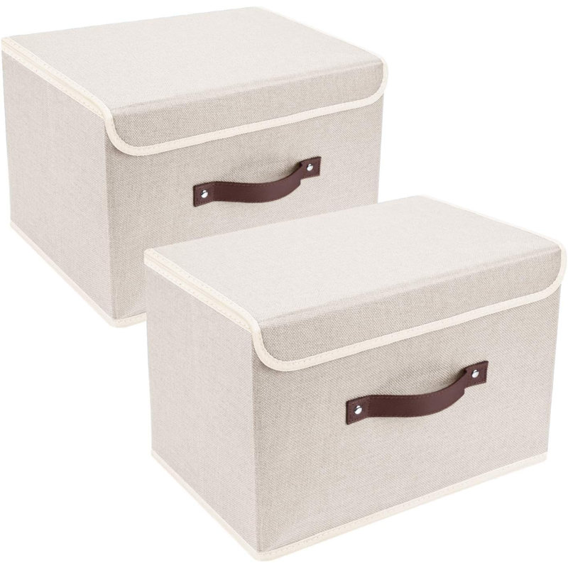 Latitude Run Fabric Decorative Basket