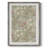 Vintage Floral Print CCCV Framed Print - Solid Wood