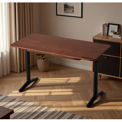 Modern Solid Wood Smart Electric Lifting Desk