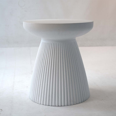 Modern Geometric Garden Stool with Multi-Functional Design