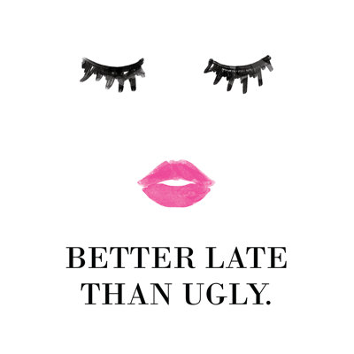 Better Late Thugly - Wrapped Canvas Print