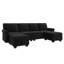 Canapé modulaire réversible en U avec rangement-96915152