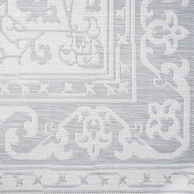 Aryaa Rae Oriental Gray Indoor / Outdoor Area Rug, Runner 2'8" x 9'11"
