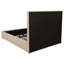 Grand lit plateforme tapissier Brandon