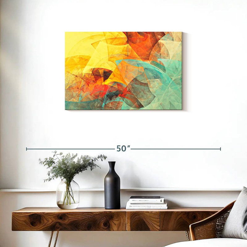 Avery Sunrise Colors Abstract, H 20 po x l 30 po