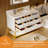 48 In. W X 22 In. D X 35.4 In. H Single Sink Bath Vanity In White With White Marble Top-1226157110-1226157107