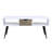 Halima White & Black Finish Coffee Table