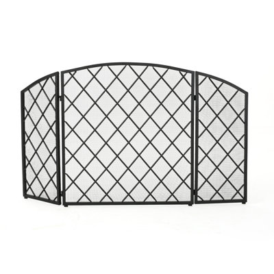 Schumacher Iron Fireplace Screen