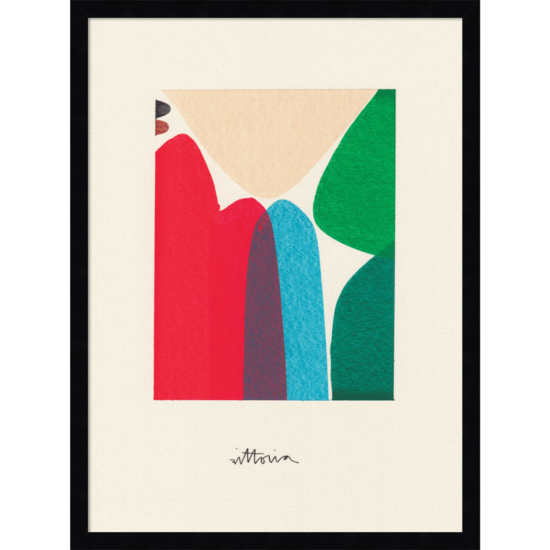 Olav The Mountains We Move in Our Minds par - encadré, impression, Cadre noir, L 19 po x H 25 po x P 1 po