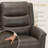 Manual Swivel Rocker Recliner – Adjustable Leather Lounge Chair with 360° Rotation-962896518