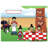 Personalized Name That Toon Family Backyard Barbeque Single Dad 1 boy 2 girls Rhinestone Bordered Key Chain-106949574