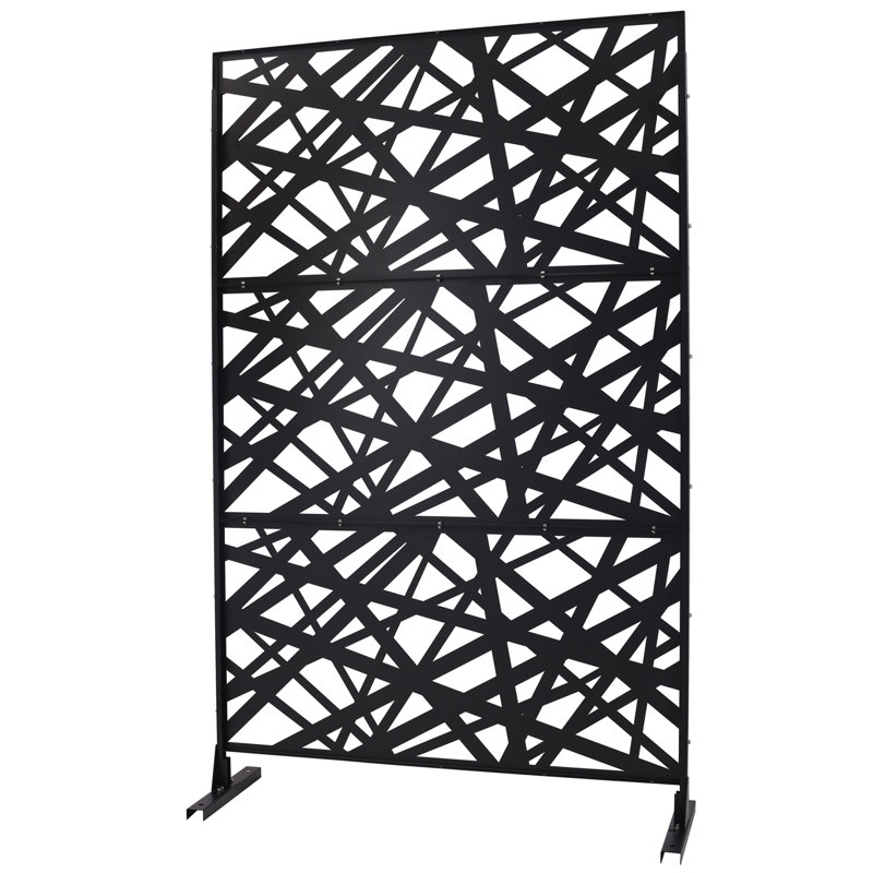 Outdoor & Indoor Privacy Screen, Black