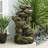 Outdoor Weather Resistant Floor Fountain with Light