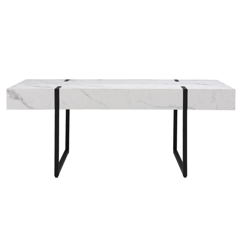Table basse à plateau en marbre Donaldo