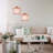 Jacobson 1-Light Ribbed Glass Pendant-290031954