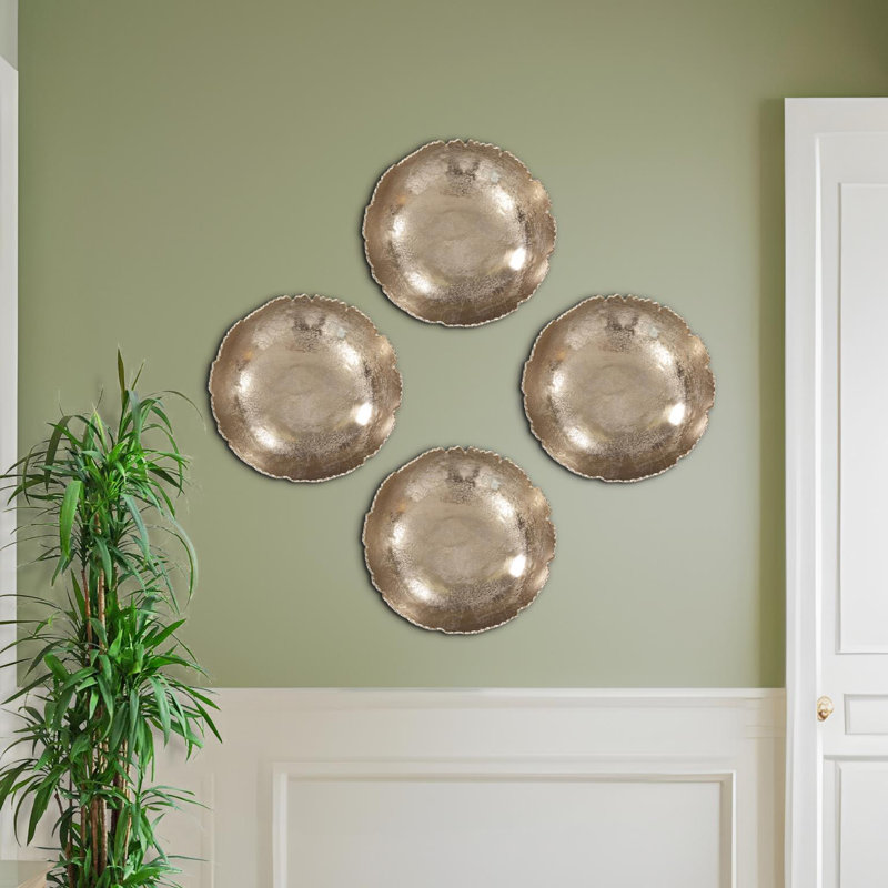 Handmade Glam Abstract Wall Decor on Metal