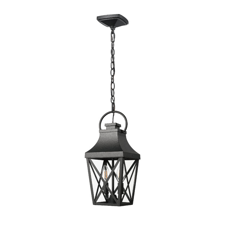 2-Light Outdoor Hanging Pendant Light