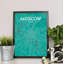 Moscow City Map - No Frame Print-1703897021