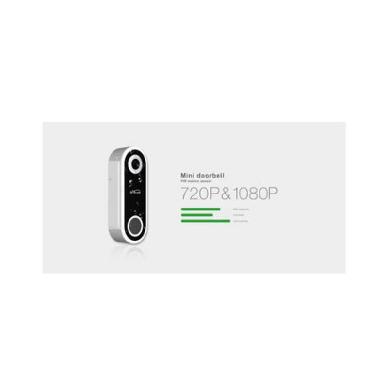 Ensemble de sonnette Smart Home, H 5 po x l 5 po x P 5 po