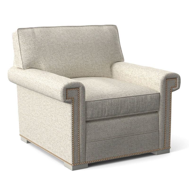 Fauteuil 36 po Davidson, Oui, Parchemin instantané, Gris tourterelle