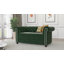 Chesterfield Hanna Sofa Set 3+2+1 Made of Velvet Fabric with Solid Wood Legs-582354253
