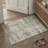 Lucchesi Mistral Abstract Machine Washable Grey / Pink / Green Indoor Area Rug with Non-Slip Backing-1969556643
