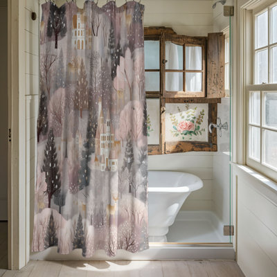Pink Woods - Premium Shower Curtain