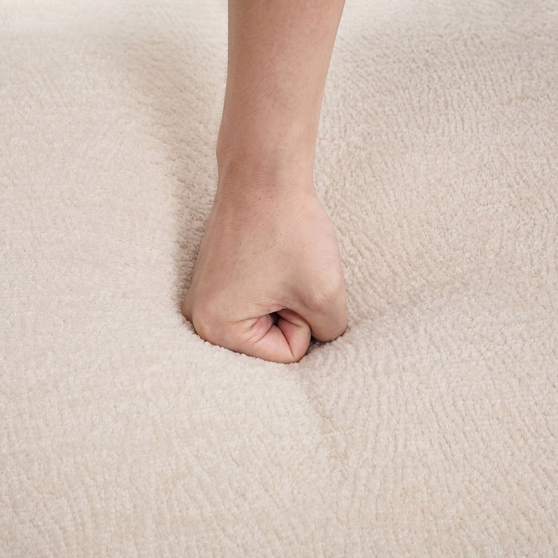 Causeuse en chenille 46 po, Beige