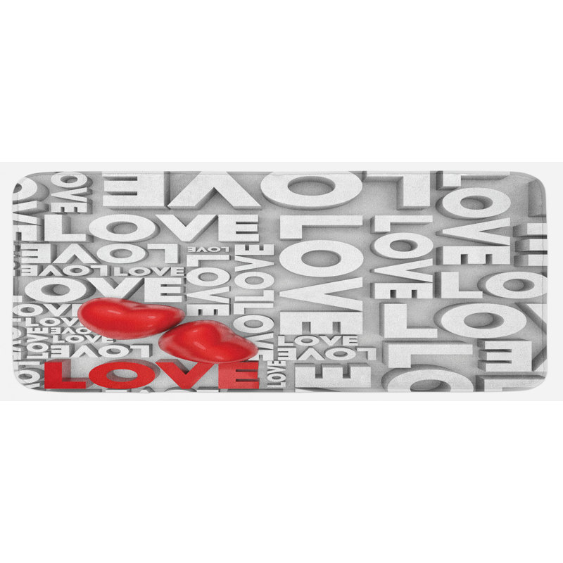 Tapis de cuisine love