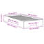 Floor Bed Frame With Storage Solid Pine Wood-804585984-804586013