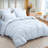 Blue Pink Striped Duvet Cover White Stripe Duvet Cover Dorm Bedding Set Soft Lightweight Washed Microfiber Farmhouse Bedding Set-124420802-124420803