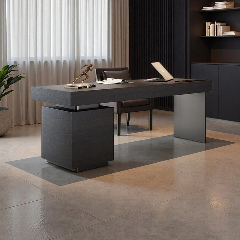 Bureau italien minimaliste, H 29,53 po x l 62,99 po x P 27,56 po