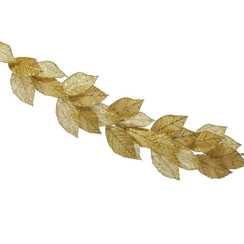 299.72cm Faux Garland, Gold