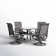 Birmadevi Square 4 - Person 37" Long Dining Set