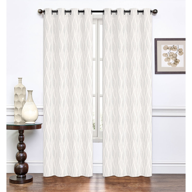  Rideau en polyester, Blanc