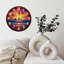 Clock With Ocean Sunset Scene