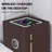 Digiorgio Nightstand With Safe Box And Led Lights And Wireless Charge And Bluetooth Speaker-1477088620