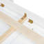Lit escamotable simple pliable à économie d'espace avec armoire supérieure, lumière et USB-1952551103