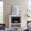 Lirrington Stainless Steel Touch Screen Electric Fireplace