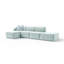 4 Seater Velvet Sofa & Chaise