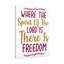 There Is Freedom - Wrapped Canvas Print-1079417474