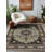 Nancy Collection Digital Print Cotton-Polyester Green Moroccan Rug-1876529960