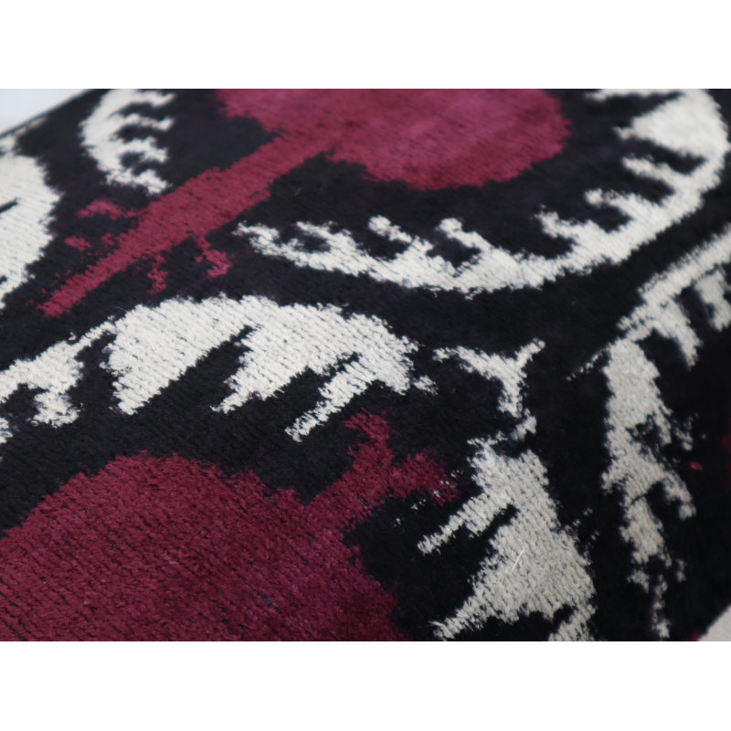 Lumbar Pillow Cover & Insert, Purple Argyle