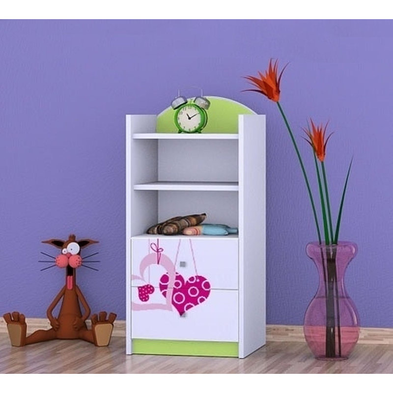 Joaquin 96cm H X 45cm W Kids Cube, Green