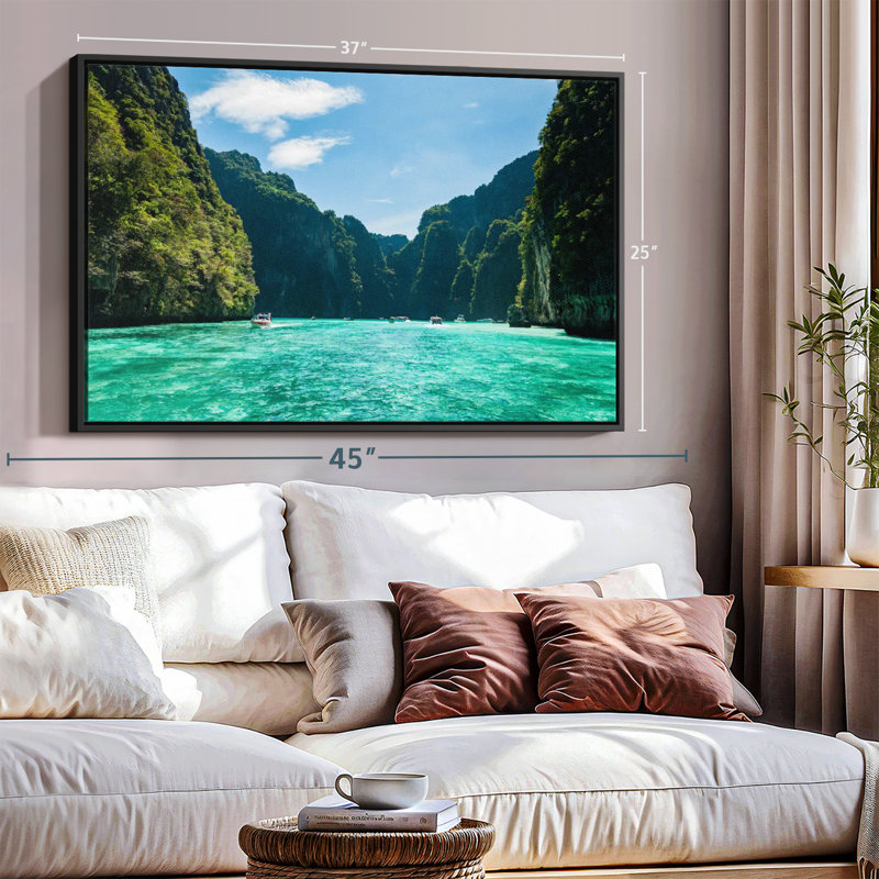 Ko Phi Phi Le Island Canvas Print, 25" H x 37" W