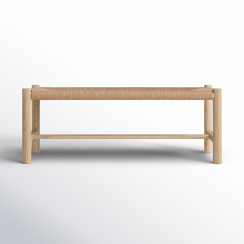 Brighton Wood Bench, 18" H x 48" W x 17" D, Natural
