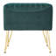 Velvet Upholstered Bench