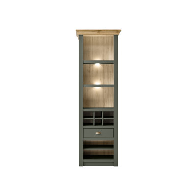 Ulverst Corner Curio Cabinet